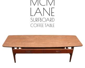 Lane Surfboard Coffee Table