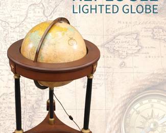 Replogle Heirloom Lighted Floor Globe