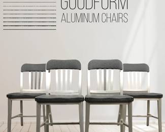 Vintage Goodform aluminum chairs