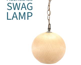 Fiberglass SWAG lamp