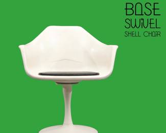 Tulip base swivel chair- Fiberglass shell