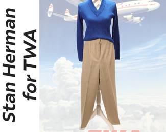 Vintage Stan Herman for TWA Flight Attendant Uniform