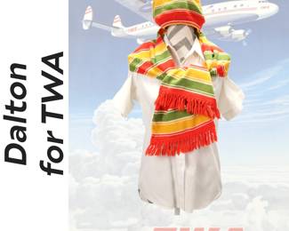 Vintage Dalton for TWA Flight Attendant Uniform