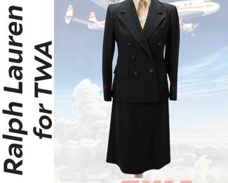 Vintage Ralph Lauren for TWA Flight Attendant Uniform