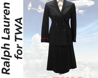 Vintage Ralph Lauren for TWA Flight Attendant Uniform