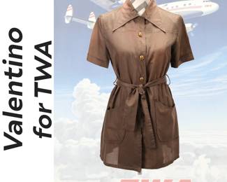 Vintage Valentino for TWA Flight Attendant Uniform