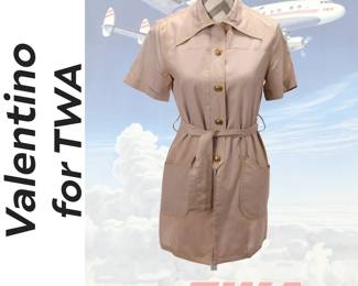 Vintage Valentino for TWA Flight Attendant Uniform