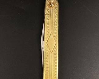 Vintage 14k gold pocket knife 15.86grams