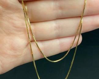 14k gold chain 2.53 grams