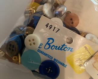 Vintage buttons.