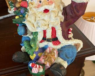 Lots of vintage Christmas figurines available.