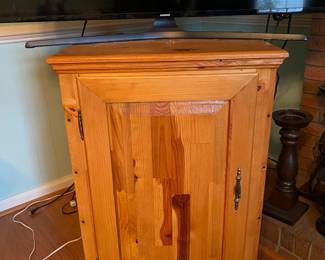 Handmade cabinet.
