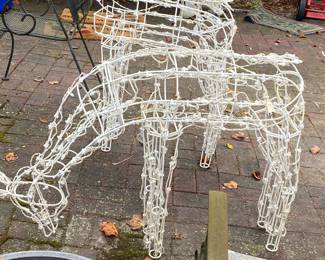 Outdoor Christmas decor.