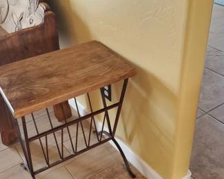 Small magazine table