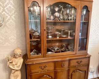 French Provincial china cabinet
