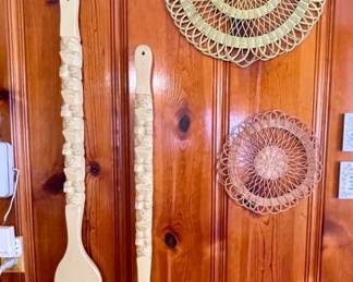 large wooden fork and spoon