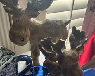 carved moose