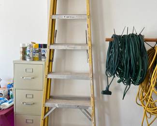 fiberglass A-frame ladders