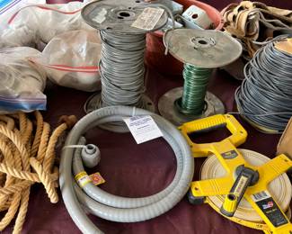 wiring and rope