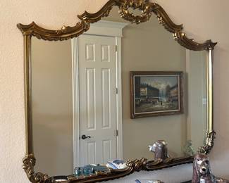 ornate entry mirror