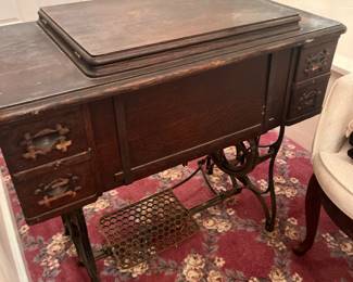 antique sewing machine