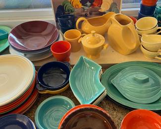 VINTAGE FIESTA AND VERNON WARE - ADDITIONAL PHOTOS BELOW