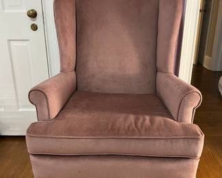 Mauve colored side chair. $20