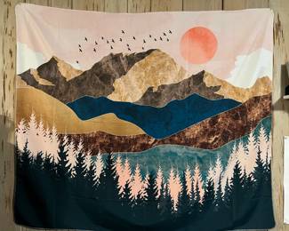 Mountain tapestry $10