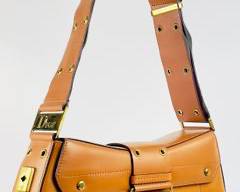 Authentic Christian Dior Street Chic Leather Hand Bag