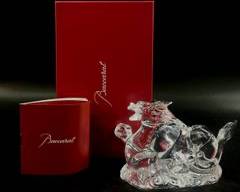 Fine BACCARAT CRYSTAL ZODIAC DRAGON YEAR FLYING BAT DINOSAUR 2012 in original box