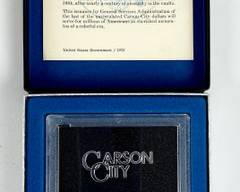 1884-C U.S. Carson City Morgan 90% Silver Dollar Coin W/ Certificate Of Authenticity