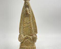 Vintage Stone Carved Basilica Virgin of Fatima