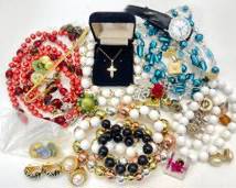 Assorted Beaded Costume Jewelry Necklaces & Earrings