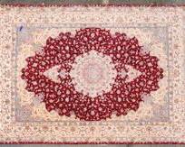 Fantastic Vintage Persian Silk Wool Hand Knotted Area Rug