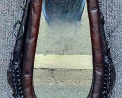 Antique Horse Collar Wall Mirror