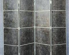 Fantastic 4 Panel Gator Room Divider Screen High End Designer