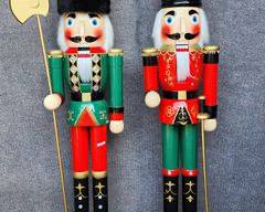 Life Size Wood Nutcrackers Holiday Christmas Figures
