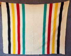 Vintage Hudson Bay Wool Point Blanket