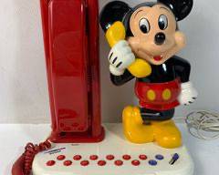 Vintage Walt Disney Collectible Mickey Mouse Telephone