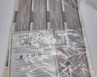 TATOUAGE TRANSFER PICKET FENCE FOR WALL OR FURNITURE