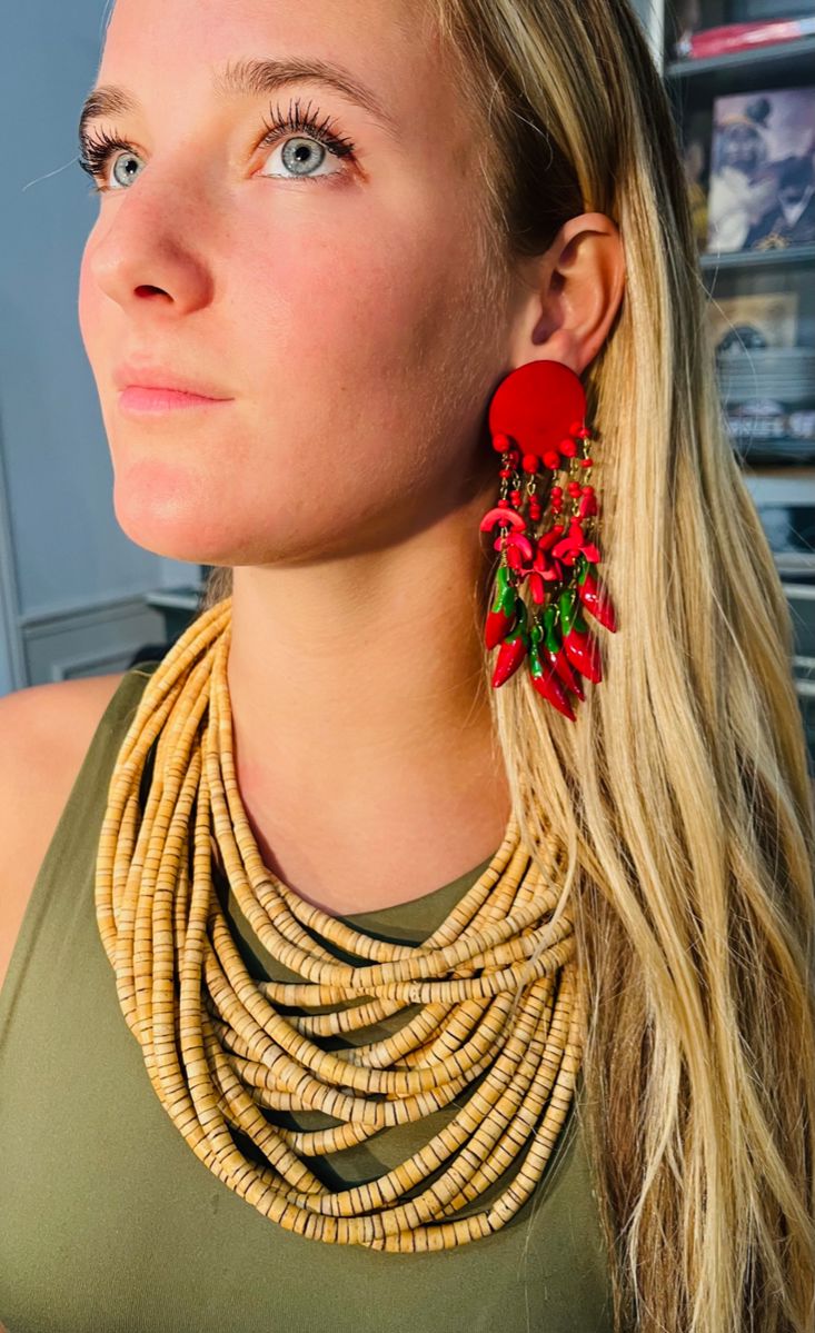 Gorgeous handmade boho chic jewelry.  Southwest earrings if you're ready to party, which I am. 