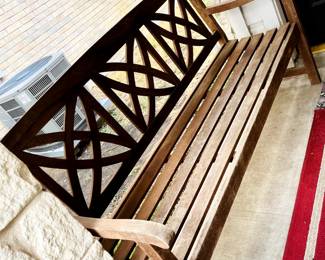 Wooden Bench.