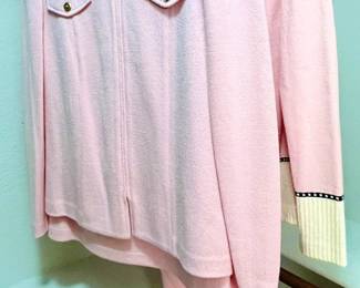 This pink suit is the bomb.