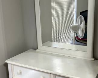 Dresser with mirror.