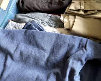 A ton of Men's Dockers.