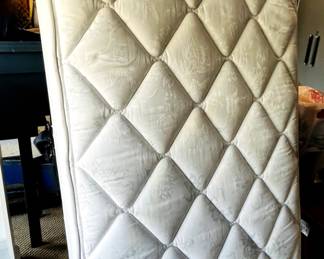 Twin bed new condition. We also have a Pottery Barn Twin Sleigh bed.