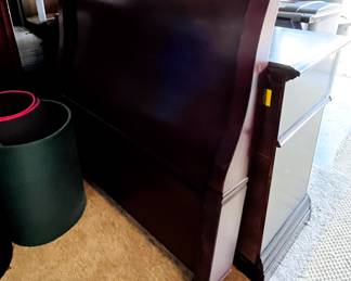 PotteryBarn Sleigh Bed and Dresser.