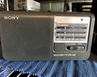 Sony vintage radio.