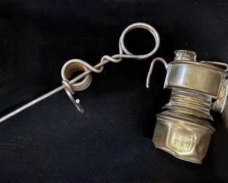 SO COOL.  Antique lantern from a gold mining cave.  