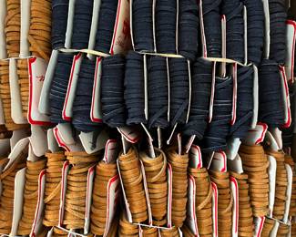 Leather and TONS of it.